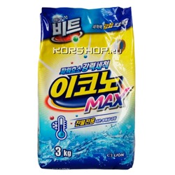 Стиральный порошок Beat Econo Max CJ LION, Корея, 3 кг