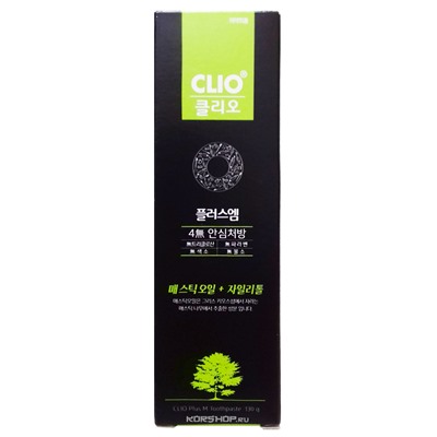 Зубная паста для здоровья десен и свежести дыхания Plus-M Clio, Корея, 130 г