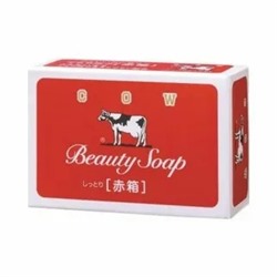 Молочное увлажняющее мыло с пудровым ароматом роз «Beauty Soap» красная упаковка, кусок 100