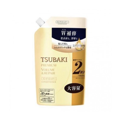 SHISEIDO Кондиционер для восстановления волос TSUBAKI Premium Repair с эффектом кератирования, сменная упаковка с крышкой 660 мл