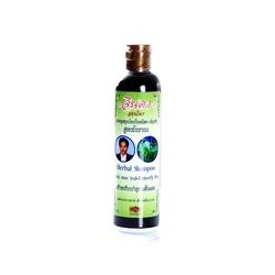 Тайский шампунь от выпадения волос на травах JINDA 250 ml/ JINDA HERBAL shampoo fresh mee leaf 250 ml