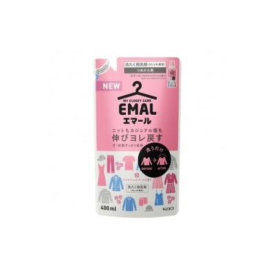 Жидкое средство "Emal" для стирки деликатных тканей (цветочный аромат) 400 мл, сменная упаковка / 24