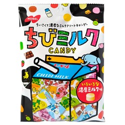 Молочные конфеты Chibi Milk (7 вкусов) Nobel, Япония, 80 г
