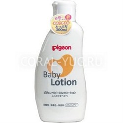 PIGEON Детский лосьон-молочко "Baby Lotion" с аминокислотами и керамидами  флакон 300мл 1шт/50