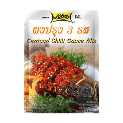 Приправа для морепродуктов с чили 75 гр. Lobo Seafood Chili Sauce Mix 75 gr.
