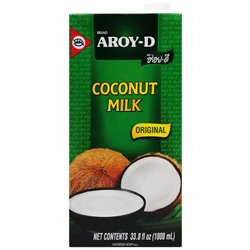 Кокосовое молоко 70% AROY-D, 1 л Акция