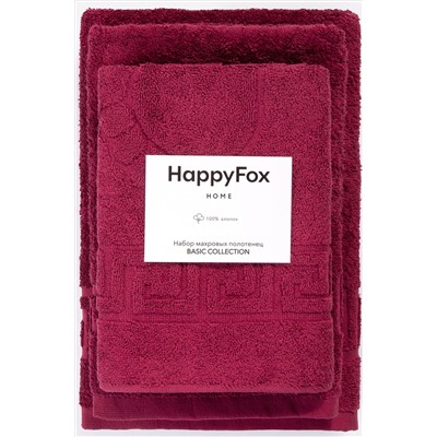 Happy Fox Home, Набор махровых полотенец 3 шт Happy Fox Home
