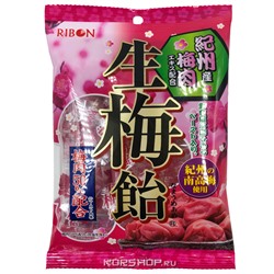 Конфеты со вкусом японской сливы Ribon, Япония, 75 г