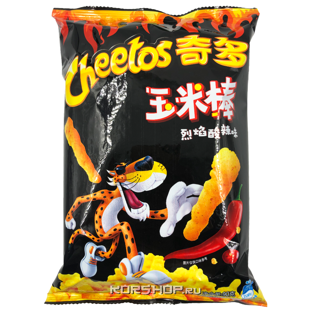 Кукурузные чипсы с остро-кислым вкусом Hot & Sour Cheetos, Китай, 90 г  Акция купить, отзывы, фото, доставка - kocos-sp.ru Совместные закупки  косметики