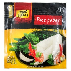 Рисовая бумага круглая Real Thai (16 см), Таиланд, 100 г Акция