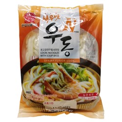 Вареная лапша Удон со вкусом креветки (Shrimp Flavor Udon) Hanilfood, Корея, 225 г