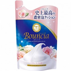 Сливочное жидкое мыло "Bouncia" для рук и тела с ароматом роскошного букета 400 мл (мягкая упаковка) / 16