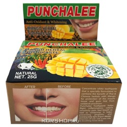 Растительная зубная паста с экстрактом манго Punchalee, Таиланд, 25 г Акция