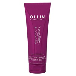 Крем для восстановления волос Ollin Professional Megapolis, интенсивный, чёрный рис, 250 мл