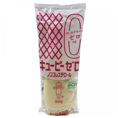 Майонез низкокалорийный "Без холестерина" Kewpie QP, Япония, 300 г Акция