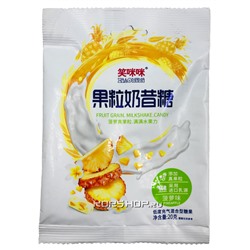 Жевательная конфета со вкусом ананаса Milkshake, Китай, 20 г