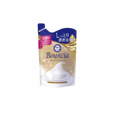 Сливочное жидкое мыло "Bouncia" для рук и тела с ароматом цветочного мыла 340 мл (мягкая упаковка) / 16
