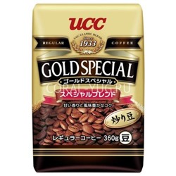 UCC Gold Special Кофе "Спешиал бленд" обжаренный, в зернах, МУ, 360г