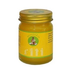 Тайский Желтый бальзам для массажа 50 ml/Yellow balm with people 50 ml/