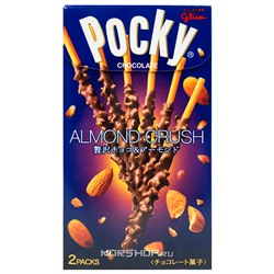 Палочки с хрустящим миндалем Almond Crush Pocky Glico, Япония, 46,2 г
