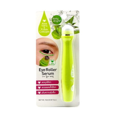 Роллер для глаз с коллагеном и алое Aloe Vera & Fresh Collagen Eye Roller Serum 15ml