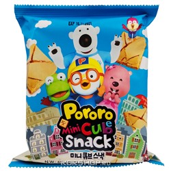 Пшеничные снэки квадратики Pororo Mini Cube Snack, Корея, 65 г. Срок до 10.11.2021.Распродажа