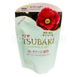 SHISEIDO Кондиционер Tsubaki Damage Care восстановление цветочный аромат с маслом камелии смен.упак