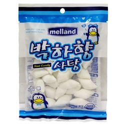 Леденцовая карамель со вкусом перечной мяты Mint Candy Melland, Корея, 130 г