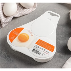 Контейнер для приготовления яиц в СВЧ-печи «Глазунья», (для 3 яиц) (2241)