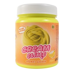 Игрушка ТМ «Slime»Cream-Slime с ароматом банана, 250 г