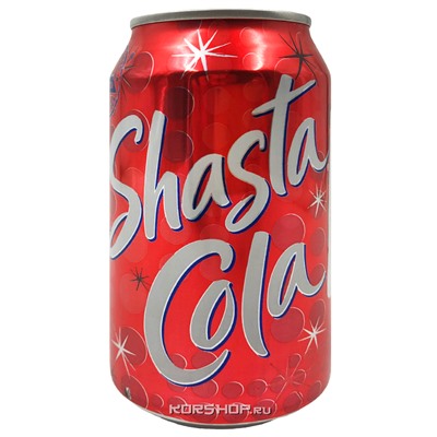 Газированный напиток Кола Shasta Cola, США, 355 мл
