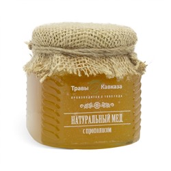 Мед натуральный с прополисом, 350 г
