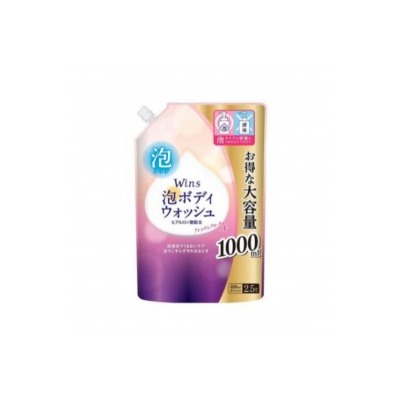 Увлажняющее мыло-пенка "Wins Foaming Body Soap" для тела с гиалуроновой кислотой (цветочный аромат) 1000 мл, мягкая упаковка с крышкой / 10