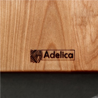 Доска разделочная для подачи и сервировки Adelica «Волна», 31×15×1,8 см, берёза