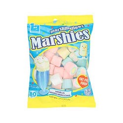 Мягкий зефир-маршмеллоу "Ваниль" Marshies от Markenburg 80 гр / Markenburg Marshies Marshmallows vanilla 80g