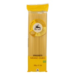 Макаронные изделия Spaghetti из пшеничной муки семолины дурум Alce Nero, 500 г