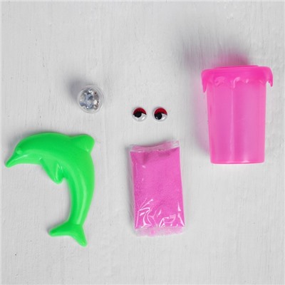 Набор «Слим со светящейся игрушкой своими руками» форма, цвет розовый