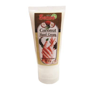 Крем для рук с ароматом кокоса 50 гр. SENSE Natural Coconut Hand Cream 50 g