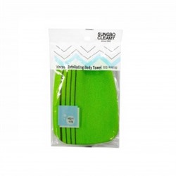 Мочалка-варежка для тела из вискозы с подкладом на резинке "Viscose Glove Bath Towel" (жесткая, массажная), размер 12 х 17 см х 1 шт. / 500