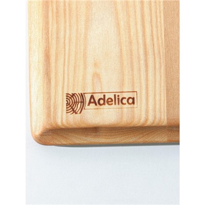 Доска для подачи сервировочная Adelica «Лопата», 25×16,7×1,8 см, пропитано минеральным маслом, берёза