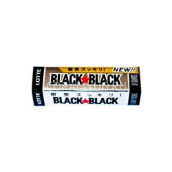 Жевательная резинка Lotte Black Black охлаждающая мята 9 пластинок