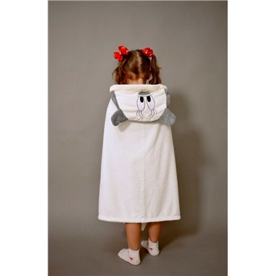 Детское полотенце с капюшоном "Микки Маус" 70*140 см.на кнопках