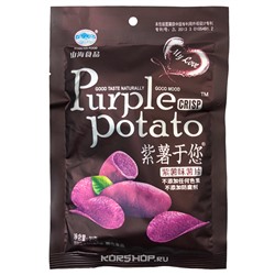 Чипсы из фиолетового картофеля, Китай, 21 г