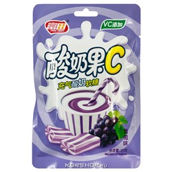Жевательные конфеты со вкусом винограда Sweet VC Food, Китай, 25 г