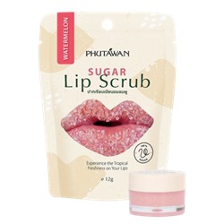 Сахарный скраб для губ Phutawan Sugar Lip Scrub Watermelon 12 g АРБУЗ