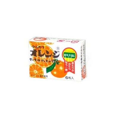 MARUKAWA Жевательная резинка (Апельсин) (шарики) 6 шт