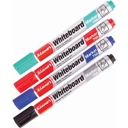 Набор маркеров для доски 4 цвета 3.0 мм Luxor 750 3380/4 WT