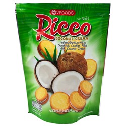 Печенье сэндвич с кокосовым кремом Ricco Vfoods, Таиланд, 150 г Акция