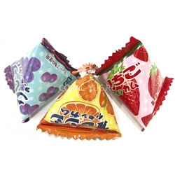 MARUKAWA Ассорти  фруктовые жевательные резинки (шарики) 1 шт (треугольник)