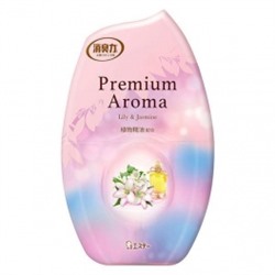 Жидкий освежитель воздуха для комнаты "SHOSHU RIKI" (с роскошным ароматом лилии и жасмина) 400 мл / 18